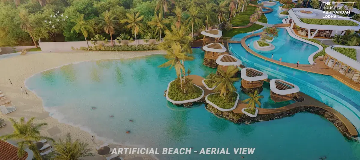 Artificial Beach - Aerial View